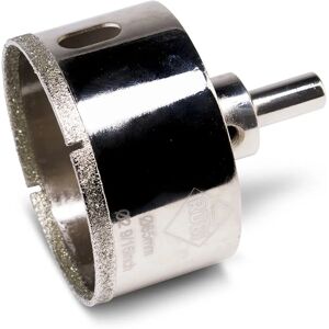 Broca diamantada Rubi - 65mm para porcelana, azulejos, vidro Broca diamantada Rubi - 65mm para porcelana, azulejos, vidro