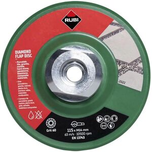 Rubi Diamant Laminierte Scheibe - 115mm, M14, 50/60 Körnung - Diamantscheiben zum Schleifen Rubi Diamant Laminierte Scheibe - 115mm, M14, 50/60 Körnung - Diamantscheiben zum Schleifen