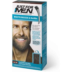 Just For Men Dark Brown Beard and Moustache Gel - Hair Dye Just For Men Dark Brown Beard and Moustache Gel - Hair Dye
