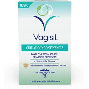 Toallitas íntimas Vagisil para incontinencia - 12 unidades Toallitas íntimas Vagisil para incontinencia - 12 unidades