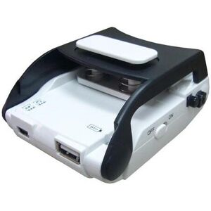 Cargador de Dispositivo Móvil SpeedSound MEDIACHARGER - Universal para Cámara, GPS, Teléfono, MP3, Smartphone - Negro, Blanco Cargador de Dispositivo Móvil SpeedSound MEDIACHARGER - Universal para Cámara, GPS, Teléfono, MP3, Smartphone - Negro, Blanco