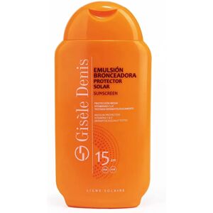 Gisèle Denis Émulsion Bronzante SPF15 - Protection Solaire 200ml - Publicité Gisèle Denis Émulsion Bronzante SPF15 - Protection Solaire 200ml - Publicité