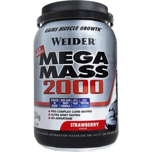 Weider Mega Mass 2000 Strawberry Protein - High-Calorie Muscle Gain Powder Weider Mega Mass 2000 Strawberry Protein - High-Calorie Muscle Gain Powder
