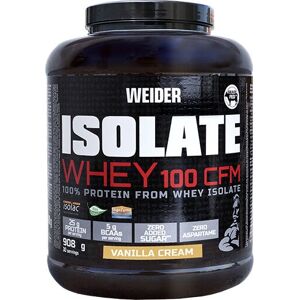 Marca Weider Proteina di Siero Isolata Vaniglia Crema - Polvere Marca Weider Proteina di Siero Isolata Vaniglia Crema - Polvere