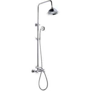 Colonna Doccia Rousseau Acciaio Inox - Testa Girevole Colonna Doccia Rousseau Acciaio Inox - Testa Girevole