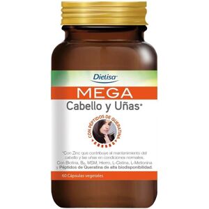 Dietisa Mega Hair and Nails - Supports hair and nails - 60 capsules Dietisa Mega Hair and Nails - Supports hair and nails - 60 capsules