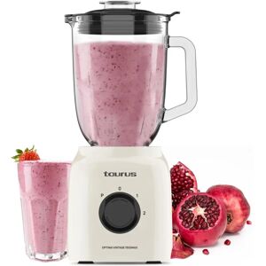 Mezclador Taurus Vintage - 1500 W, 1,5 L, Crema - Licuadora Mezclador Taurus Vintage - 1500 W, 1,5 L, Crema - Licuadora
