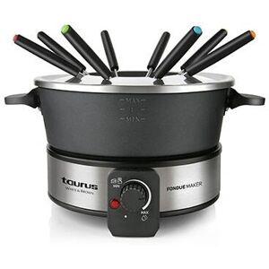 Taurus FF2 - Negro y Plata - Juego de Fondue Taurus FF2 - Negro y Plata - Juego de Fondue