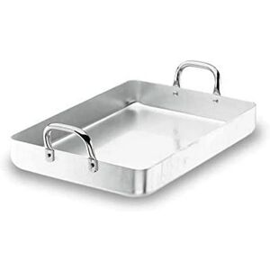 Lacor Aluminum Roasting Tray - 55x37 cm - Professional Grade Lacor Aluminum Roasting Tray - 55x37 cm - Professional Grade