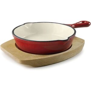 Lacor Red Enamel Frying Pan - Frying Pan Lacor Red Enamel Frying Pan - Frying Pan