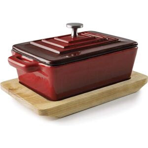 Lacor Rectangular Enameled Cookware - 300ml Magmarot Lacor Rectangular Enameled Cookware - 300ml Magmarot