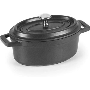 Lacor Model 25912 Oval Black Aluminum Saucepan - Saucepan Lacor Model 25912 Oval Black Aluminum Saucepan - Saucepan