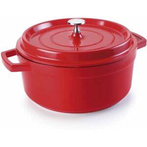 Lacor Red Aluminium Cast Cooking Pot - 28cm - 6.7L Lacor Red Aluminium Cast Cooking Pot - 28cm - 6.7L
