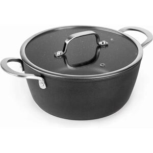 Lacor Easy Forged Aluminum Casserole with Glass Lid Lacor Easy Forged Aluminum Casserole with Glass Lid
