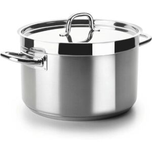 Lacor 54021 Stal nierdzewna garnek do duszenia - 20cm, 4L - Profesjonalna braiser z pokrywką Lacor 54021 Stal nierdzewna garnek do duszenia - 20cm, 4L - Profesjonalna braiser z pokrywką
