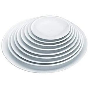 LACOR White Round Melamine Plate - 18cm - Serving Plate LACOR White Round Melamine Plate - 18cm - Serving Plate
