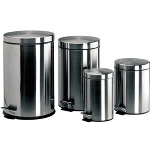 Lacor 63319 Balde de lixo em Aço Inoxidável com Pedal - Balde de lixo Lacor 63319 Balde de lixo em Aço Inoxidável com Pedal - Balde de lixo