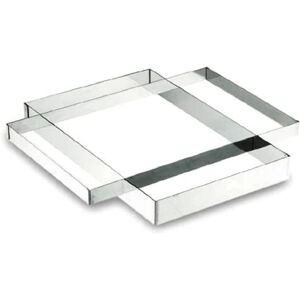 LACOR Rectangular Stainless Steel Plate - 30x40x5 cm LACOR Rectangular Stainless Steel Plate - 30x40x5 cm