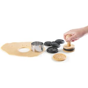 Lacor 68099 Cake Decorating Mould - 5 Silicone Biscuit Stamps Lacor 68099 Cake Decorating Mould - 5 Silicone Biscuit Stamps