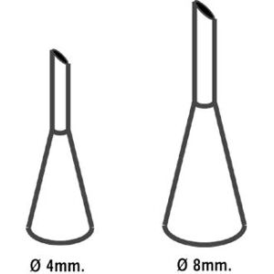 Lacor 68992 Strumento per Decorare Pasticceria - Acciaio Inox, Professionale, 4/8mm Lacor 68992 Strumento per Decorare Pasticceria - Acciaio Inox, Professionale, 4/8mm