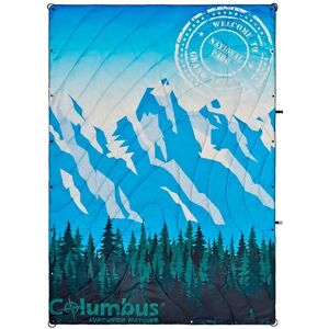 Columbus Outdoor Grand Teton Blaue Reisestrickdecke Columbus Outdoor Grand Teton Blaue Reisestrickdecke