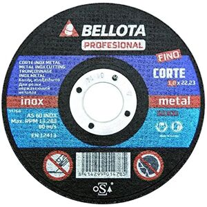 Bellota Disco de Corte Fino em Aço Inoxidável - Metal - 125mm Bellota Disco de Corte Fino em Aço Inoxidável - Metal - 125mm