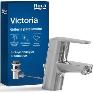 Roca Victoria Basin Mixer Tap - Classic Design with Pop-Up Waste Roca Victoria Basin Mixer Tap - Classic Design with Pop-Up Waste
