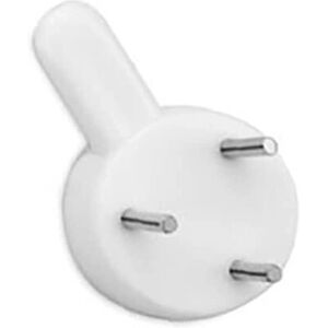 Inofix Gancio da Parete Bianco 6 Pezzi - Appendiabiti Inofix Gancio da Parete Bianco 6 Pezzi - Appendiabiti