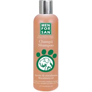 Menforsan Chien Macadamia - Shampoo Naturel, Hydratant & Brillance - Publicité Menforsan Chien Macadamia - Shampoo Naturel, Hydratant & Brillance - Publicité