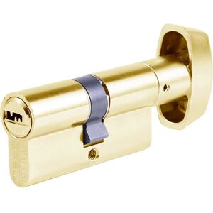 Cilindro de perfil europeo doble con botón - 5 llaves Cilindro de perfil europeo doble con botón - 5 llaves