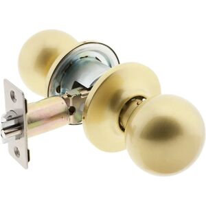 Tesa Assa Abloy - Cerradura Pomo Bola Latón Mate 3902/60-70lm - Cerradura Tesa Assa Abloy - Cerradura Pomo Bola Latón Mate 3902/60-70lm - Cerradura