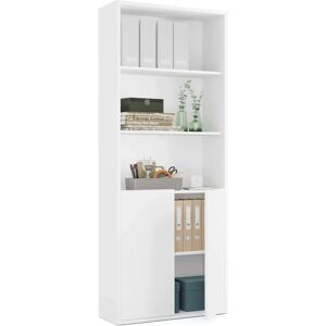 Estantería Miroytengo Blanco 4 Estantes - Mueble de Oficina Estantería Miroytengo Blanco 4 Estantes - Mueble de Oficina