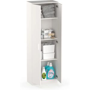 MUEBLES PITARCH Armario Multiusos Blanco 2 Puertas MUEBLES PITARCH Armario Multiusos Blanco 2 Puertas