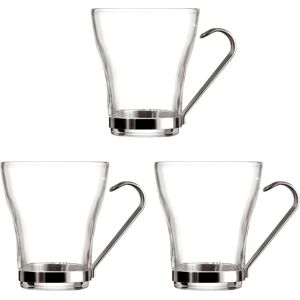 Set Tazze da Caffè Quid Supreme Trasparente - 3 Pezzi Set Tazze da Caffè Quid Supreme Trasparente - 3 Pezzi