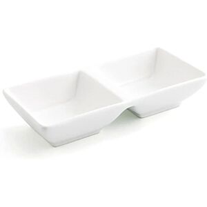 Quid Select White Ceramic Snack Tray - 15x7cm Quid Select White Ceramic Snack Tray - 15x7cm