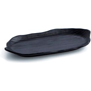 Quid A'bordo Black Plastic Snack Tray - Snack tray Quid A'bordo Black Plastic Snack Tray - Snack tray