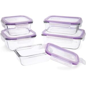 Set med 5 glas lunchlådor Quid Frost - Lunch boxes - Frost Set med 5 glas lunchlådor Quid Frost - Lunch boxes - Frost