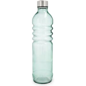 QUID 1,25L Flaska - Glas - Grön Relief QUID 1,25L Flaska - Glas - Grön Relief