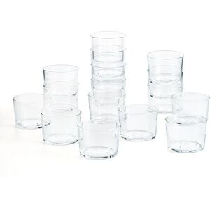 Luminarc Chiquito Vasos de Vidrio Transparente - 230 ml - Set de 16 Luminarc Chiquito Vasos de Vidrio Transparente - 230 ml - Set de 16
