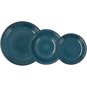 Quid Vita Blue Ceramic Dinnerware Set - 18 Pieces Quid Vita Blue Ceramic Dinnerware Set - 18 Pieces