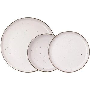 Set de Vajilla Cerámica Beige Quid Duna - 12 Piezas Set de Vajilla Cerámica Beige Quid Duna - 12 Piezas