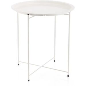 Vinthera Moa Steel 47 x 50 cm White Metal - Side table Vinthera Moa Steel 47 x 50 cm White Metal - Side table