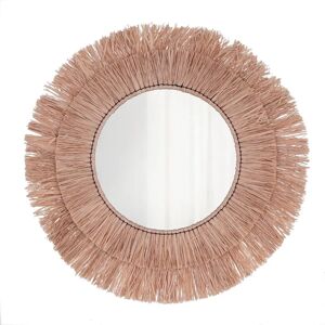 Espejo Circular de Rafia Vinthera Moa - 57cm Decorativo Espejo Circular de Rafia Vinthera Moa - 57cm Decorativo