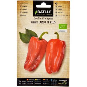 Graines de Piment Long Reus Batlle - Fruits Rectangulaires - Paquet de Semences - Publicité Graines de Piment Long Reus Batlle - Fruits Rectangulaires - Paquet de Semences - Publicité