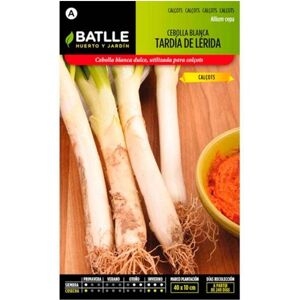 Graines d'Oignon BATLLE - Blanc de Lérida - Calçots, Doux & Tendre - Publicité Graines d'Oignon BATLLE - Blanc de Lérida - Calçots, Doux & Tendre - Publicité