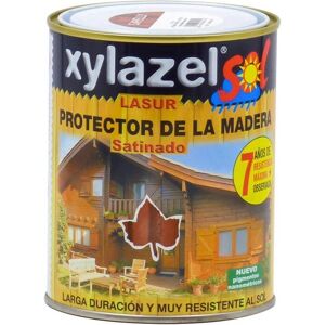 Protettore legno Xylazel - Finitura satinata - 750ml - Noce - Protezione fungicida e clima Protettore legno Xylazel - Finitura satinata - 750ml - Noce - Protezione fungicida e clima
