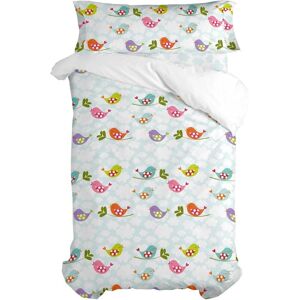 Juego de funda nórdica HappyFriday Mr Fox Little Birds Multicolor - 180x220 cm Juego de funda nórdica HappyFriday Mr Fox Little Birds Multicolor - 180x220 cm