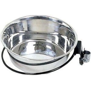 SUINGA Ciotola per Cani - Acciaio Inox 21x22x7cm - Supporto a Parete SUINGA Ciotola per Cani - Acciaio Inox 21x22x7cm - Supporto a Parete