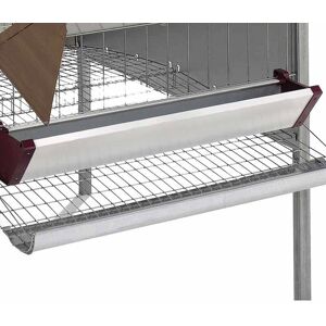 Poulailler Suinga - Lamiera zincata, abbeveratoio 8L, 2 mangiatoie - per 8-10 galline Poulailler Suinga - Lamiera zincata, abbeveratoio 8L, 2 mangiatoie - per 8-10 galline