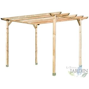 Pérgola de Madera Suinga - 360x360x360 cm - Jardín y Porche Pérgola de Madera Suinga - 360x360x360 cm - Jardín y Porche